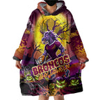 We Are Broncos Halloween Wearable Blanket Hoodie Pumpkin Scary Spooky Season - Aussie Hoodie