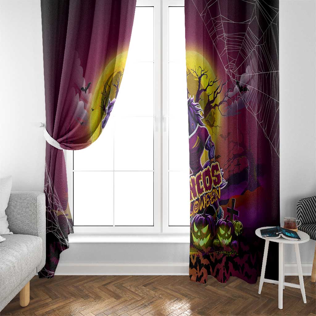 We Are Broncos Halloween Window Curtain Pumpkin Scary Spooky Season - Aussie Hoodie