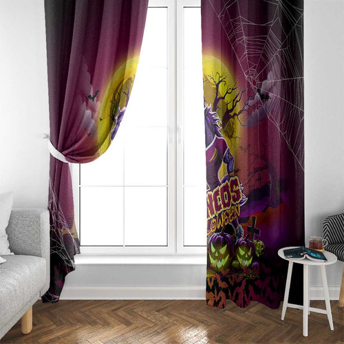 We Are Broncos Halloween Window Curtain Pumpkin Scary Spooky Season - Aussie Hoodie