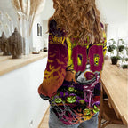 We Are Broncos Halloween Women Casual Shirt Pumpkin Scary Spooky Season - Aussie Hoodie