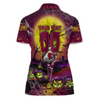 We Are Broncos Halloween Women Polo Shirt Pumpkin Scary Spooky Season - Aussie Hoodie