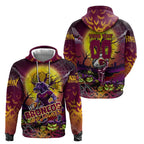 We Are Broncos Halloween Zip Hoodie Pumpkin Scary Spooky Season - Aussie Hoodie