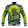 We Are Raiders Halloween Baseball Jacket Pumpkin Scary Spooky Season - Aussie Hoodie