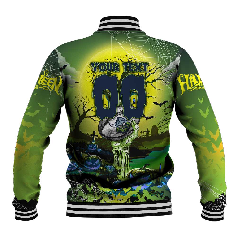 We Are Raiders Halloween Baseball Jacket Pumpkin Scary Spooky Season - Aussie Hoodie