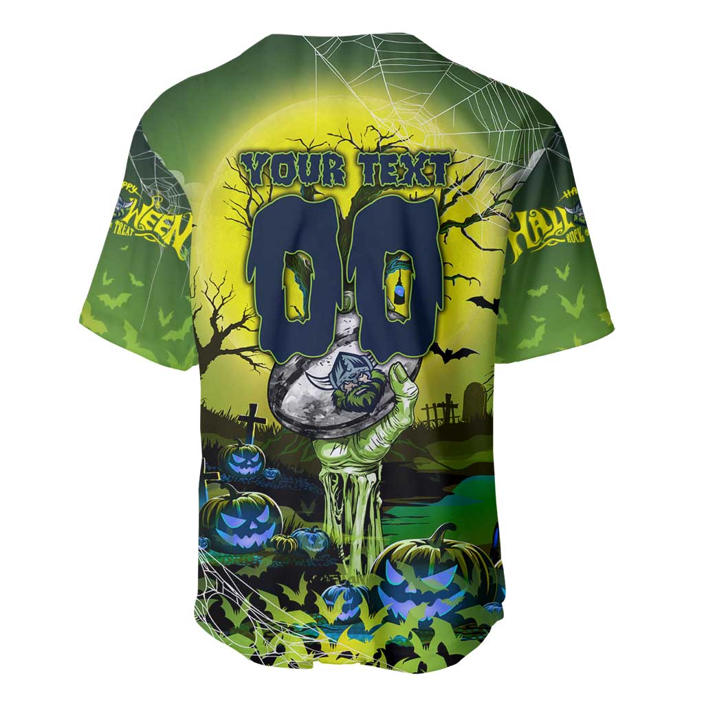 We Are Raiders Halloween Baseball Jersey Pumpkin Scary Spooky Season - Aussie Hoodie