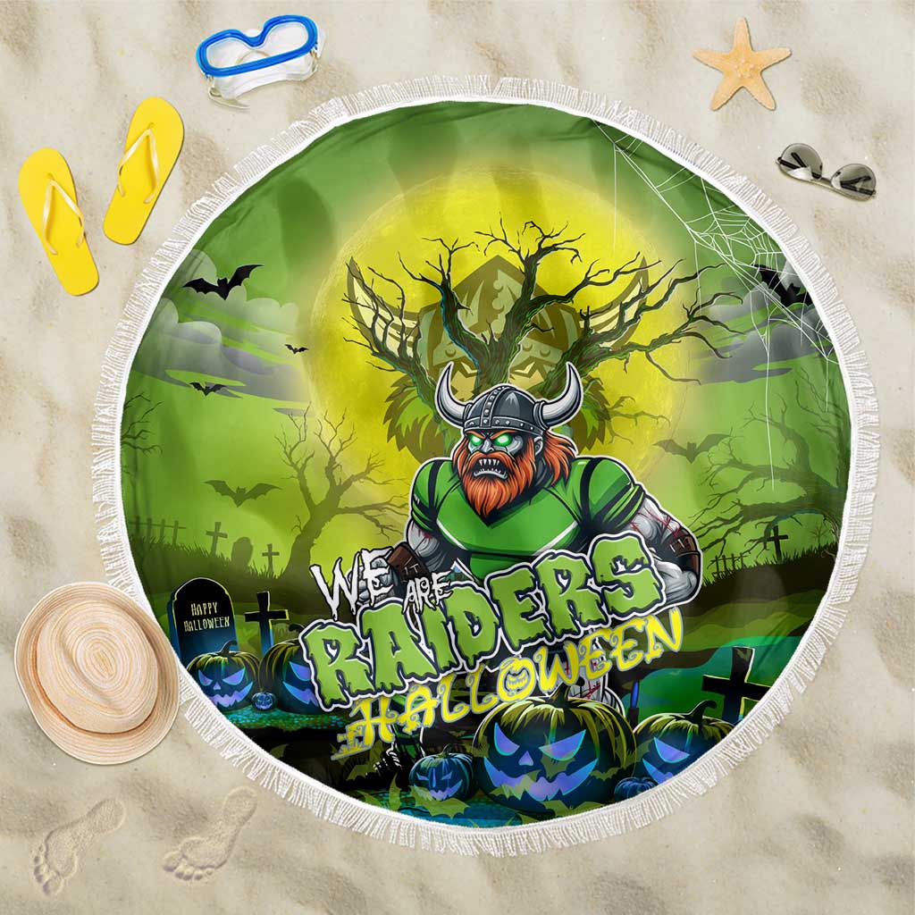 We Are Raiders Halloween Beach Blanket Pumpkin Scary Spooky Season - Aussie Hoodie