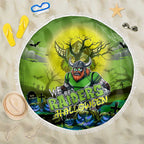 We Are Raiders Halloween Beach Blanket Pumpkin Scary Spooky Season - Aussie Hoodie