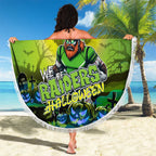 We Are Raiders Halloween Beach Blanket Pumpkin Scary Spooky Season - Aussie Hoodie