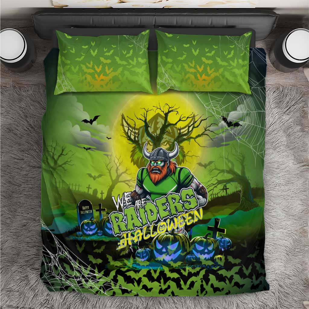 We Are Raiders Halloween Bedding Set Pumpkin Scary Spooky Season - Aussie Hoodie