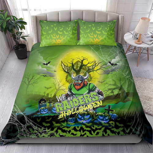 We Are Raiders Halloween Bedding Set Pumpkin Scary Spooky Season - Aussie Hoodie