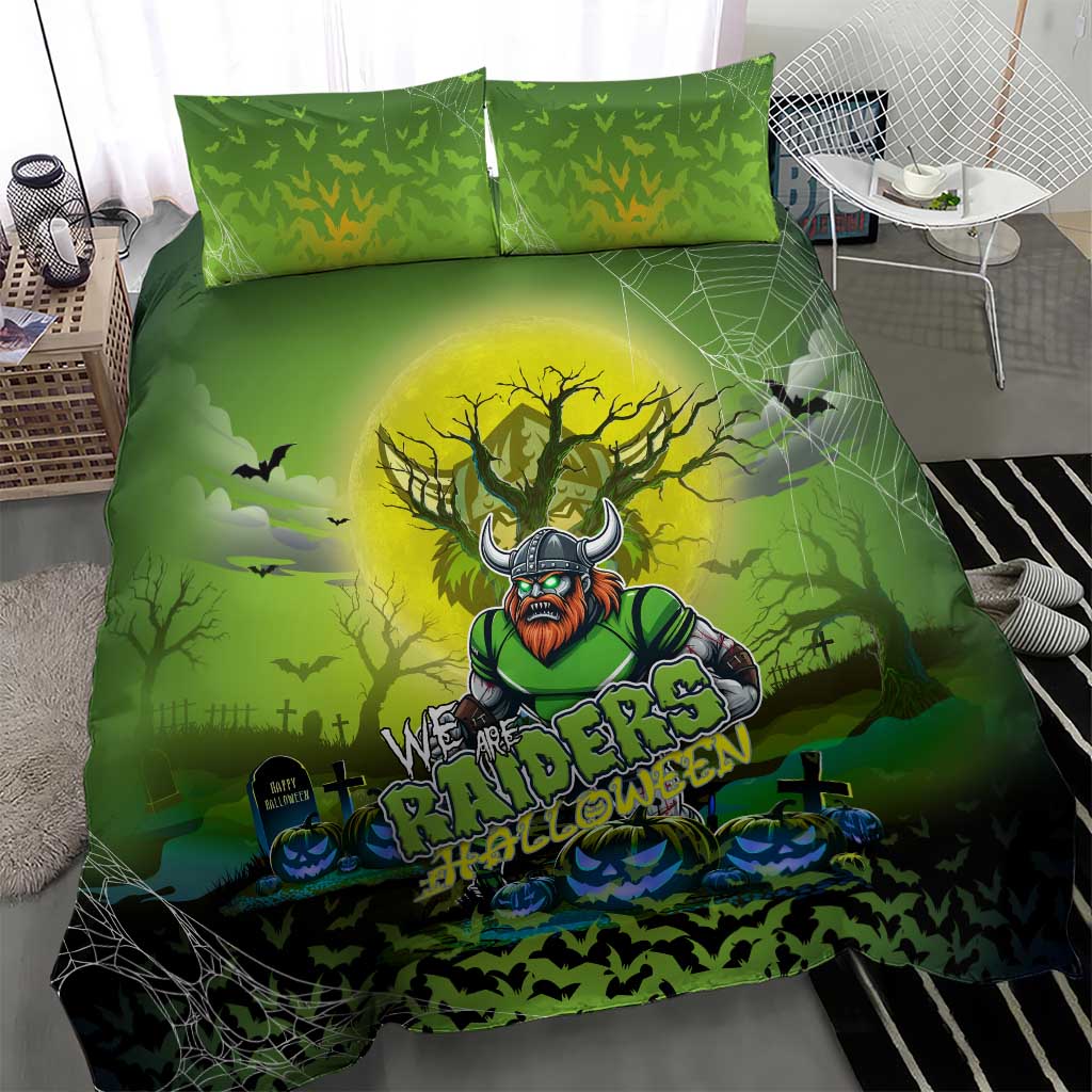We Are Raiders Halloween Bedding Set Pumpkin Scary Spooky Season - Aussie Hoodie