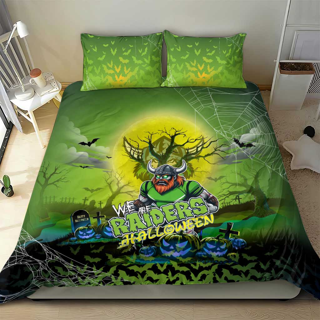 We Are Raiders Halloween Bedding Set Pumpkin Scary Spooky Season - Aussie Hoodie