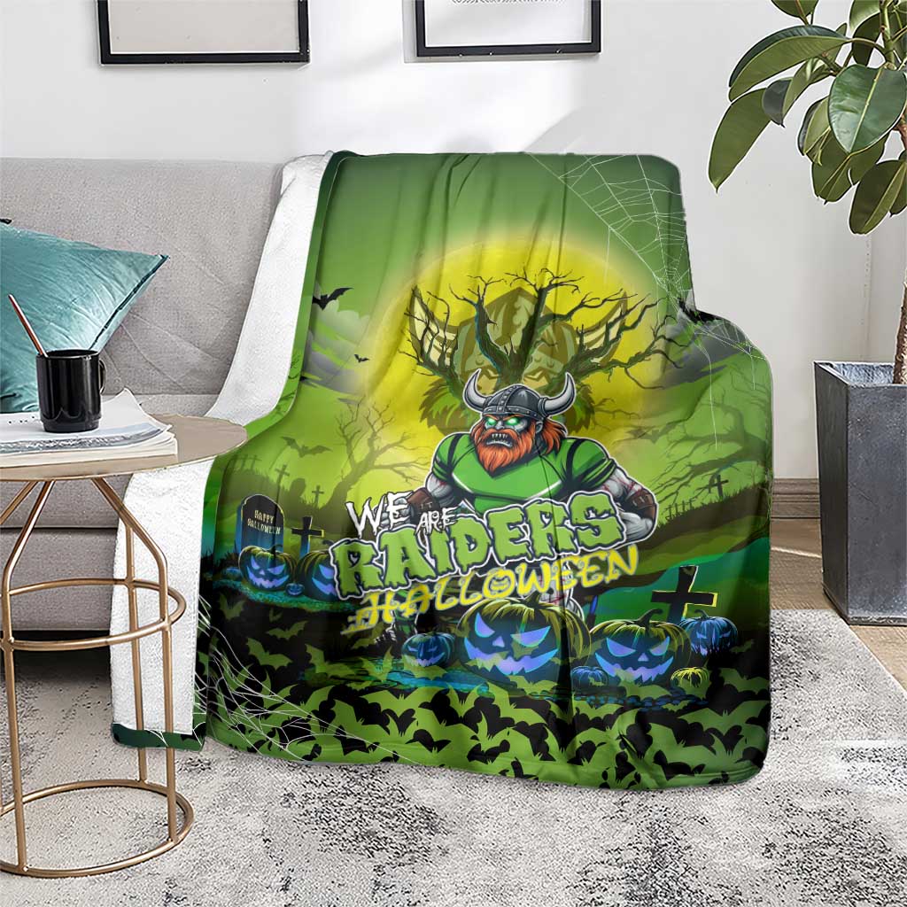 We Are Raiders Halloween Blanket Pumpkin Scary Spooky Season - Aussie Hoodie
