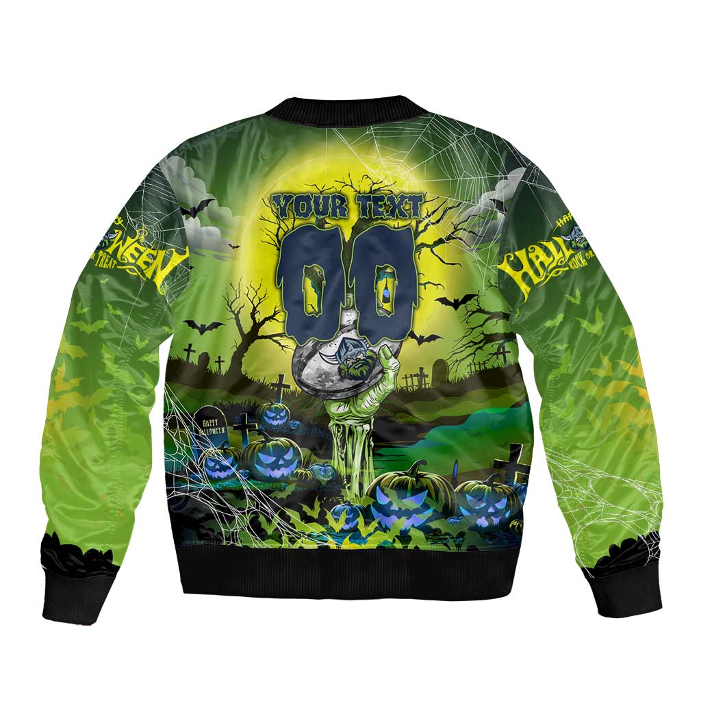 We Are Raiders Halloween Bomber Jacket Pumpkin Scary Spooky Season - Aussie Hoodie