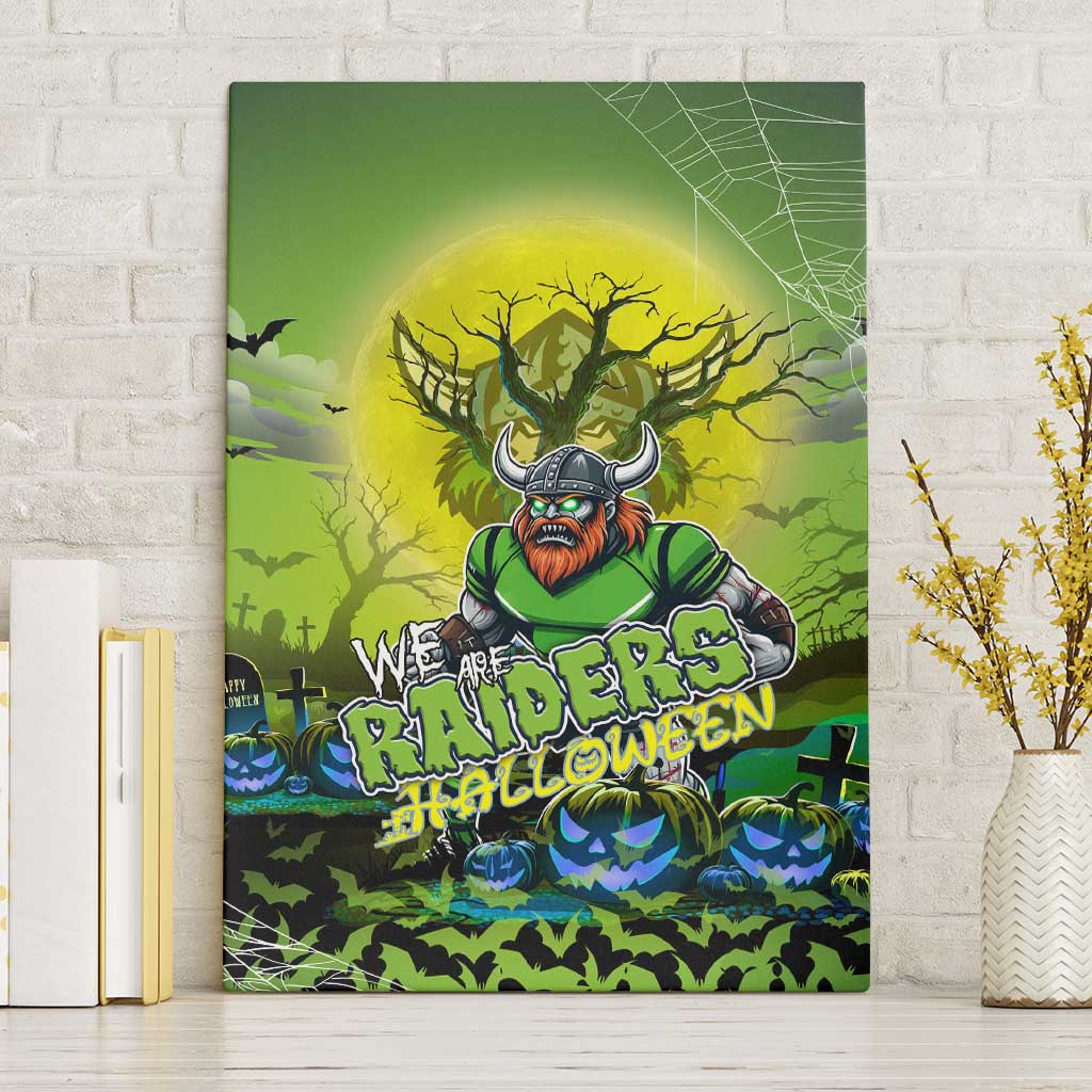We Are Raiders Halloween Canvas Wall Art Pumpkin Scary Spooky Season - Aussie Hoodie