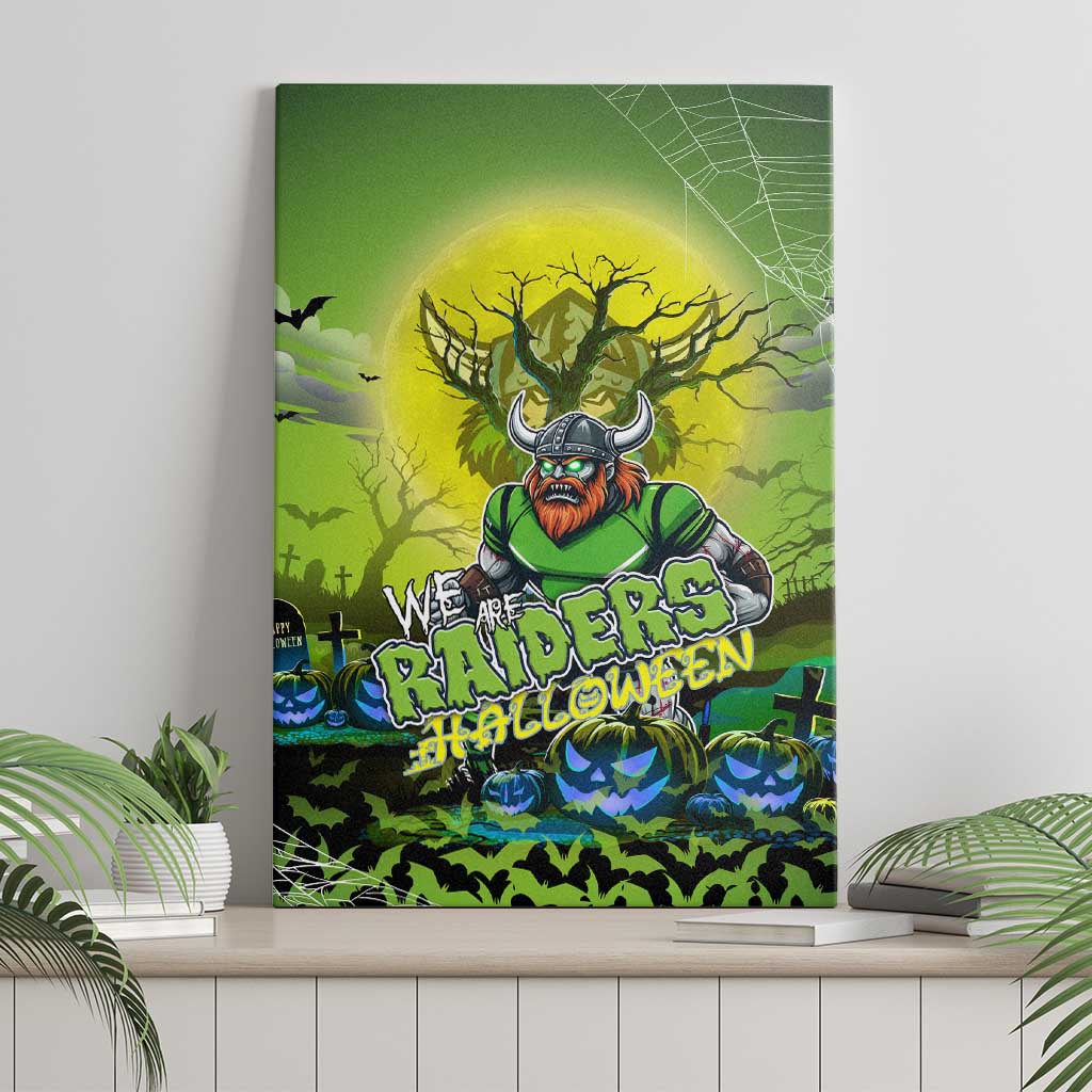 We Are Raiders Halloween Canvas Wall Art Pumpkin Scary Spooky Season - Aussie Hoodie