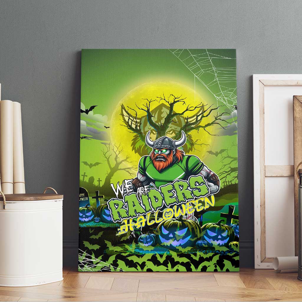 We Are Raiders Halloween Canvas Wall Art Pumpkin Scary Spooky Season - Aussie Hoodie