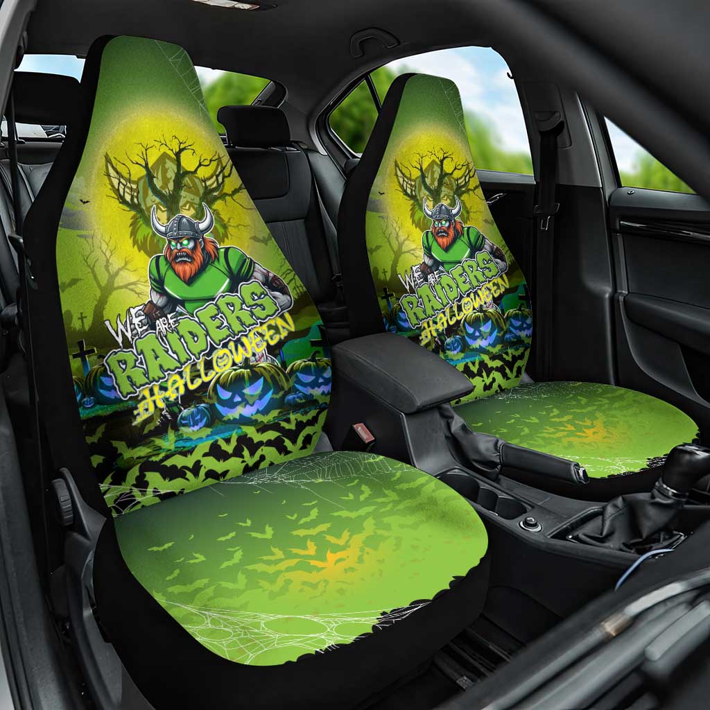 We Are Raiders Halloween Car Seat Cover Pumpkin Scary Spooky Season - Aussie Hoodie