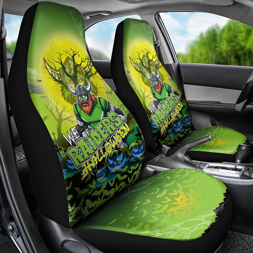 We Are Raiders Halloween Car Seat Cover Pumpkin Scary Spooky Season - Aussie Hoodie
