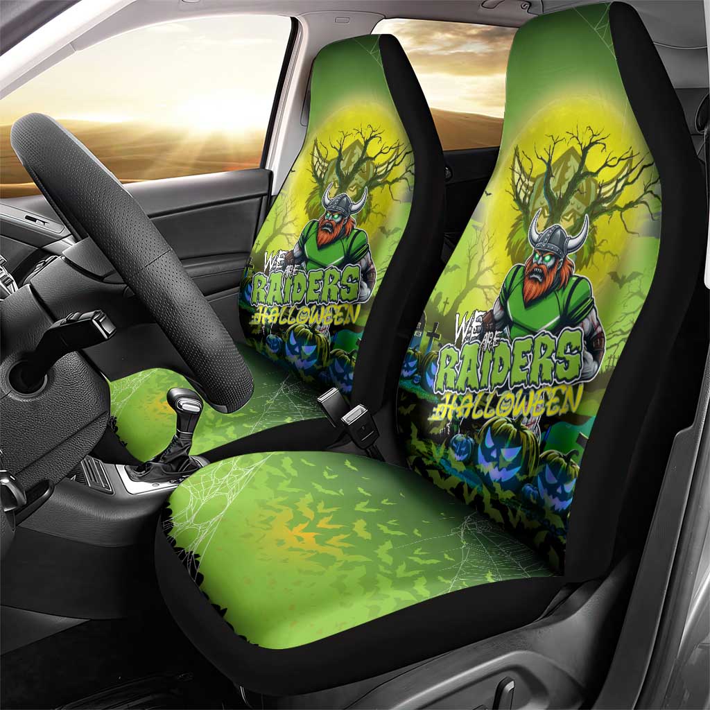 We Are Raiders Halloween Car Seat Cover Pumpkin Scary Spooky Season - Aussie Hoodie