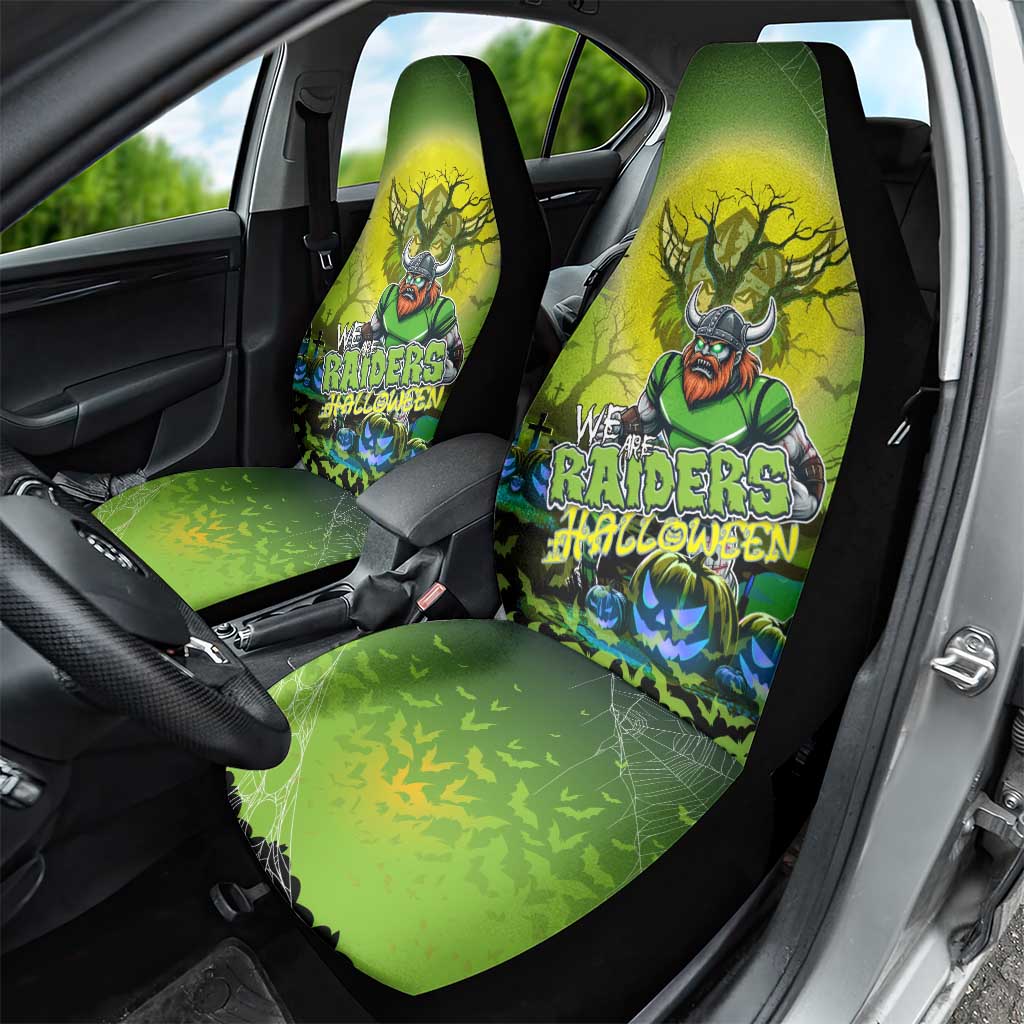 We Are Raiders Halloween Car Seat Cover Pumpkin Scary Spooky Season - Aussie Hoodie