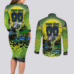 We Are Raiders Halloween Couples Matching Long Sleeve Bodycon Dress and Long Sleeve Button Shirt Pumpkin Scary Spooky Season - Aussie Hoodie