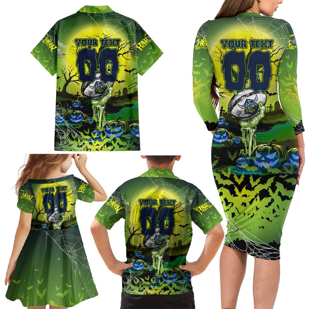 We Are Raiders Halloween Family Matching Long Sleeve Bodycon Dress and Hawaiian Shirt Pumpkin Scary Spooky Season - Aussie Hoodie