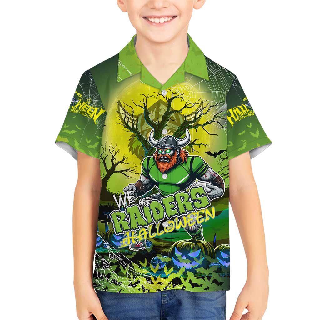 We Are Raiders Halloween Family Matching Long Sleeve Bodycon Dress and Hawaiian Shirt Pumpkin Scary Spooky Season - Aussie Hoodie