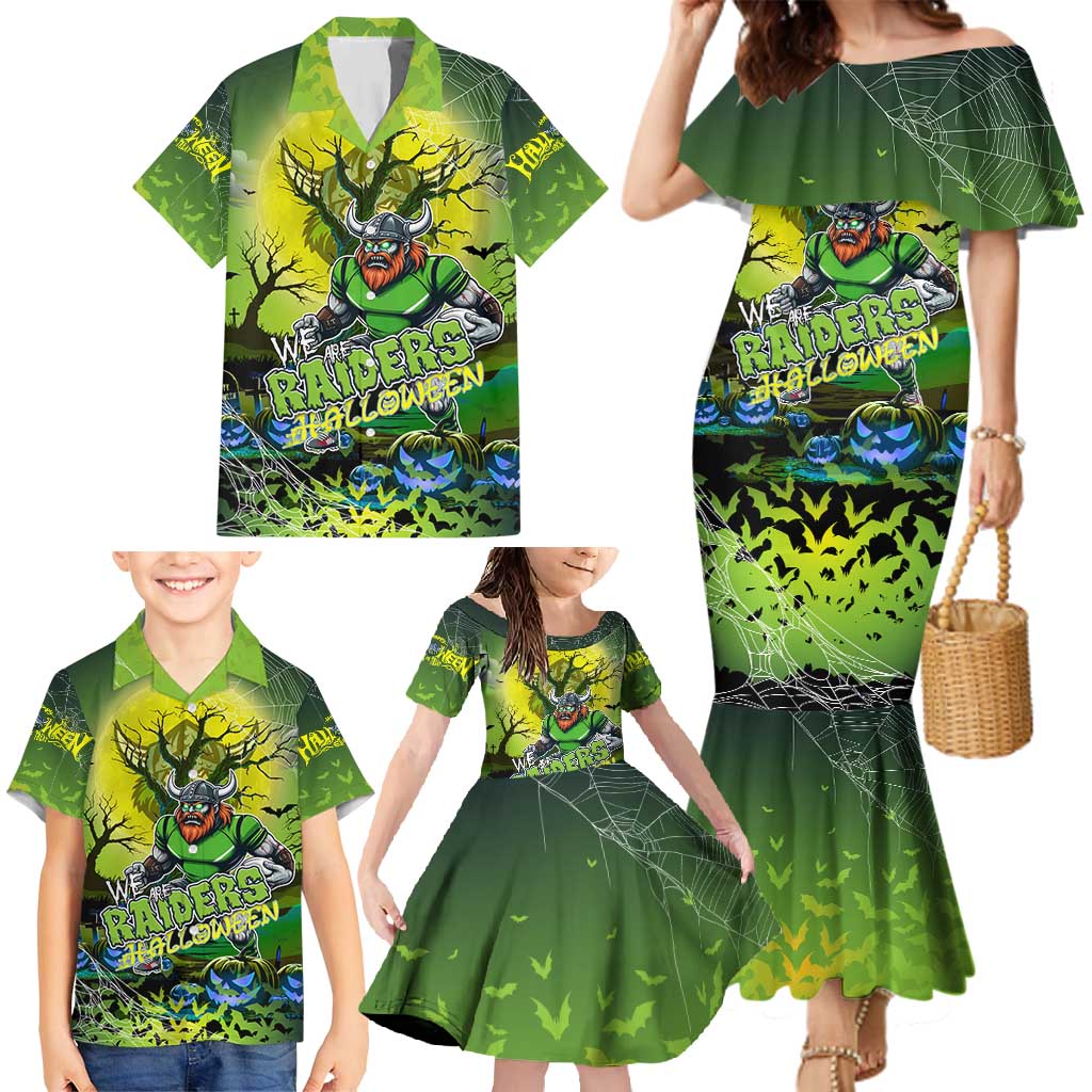 We Are Raiders Halloween Family Matching Mermaid Dress and Hawaiian Shirt Pumpkin Scary Spooky Season - Aussie Hoodie