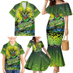 We Are Raiders Halloween Family Matching Mermaid Dress and Hawaiian Shirt Pumpkin Scary Spooky Season - Aussie Hoodie