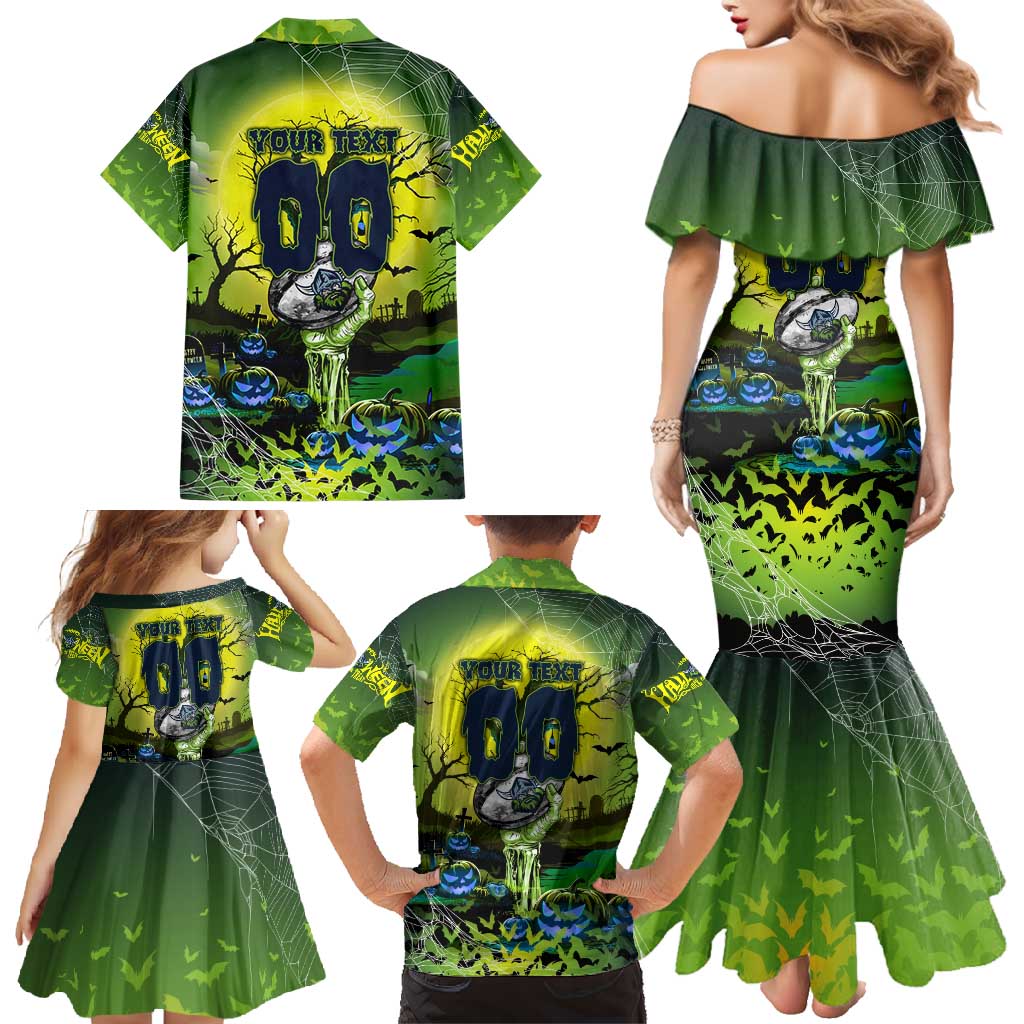 We Are Raiders Halloween Family Matching Mermaid Dress and Hawaiian Shirt Pumpkin Scary Spooky Season - Aussie Hoodie