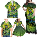 We Are Raiders Halloween Family Matching Off Shoulder Maxi Dress and Hawaiian Shirt Pumpkin Scary Spooky Season - Aussie Hoodie