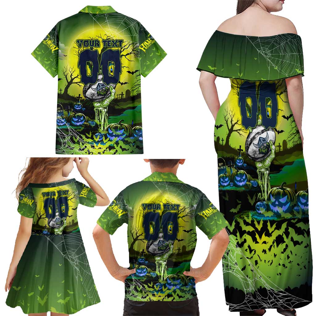 We Are Raiders Halloween Family Matching Off Shoulder Maxi Dress and Hawaiian Shirt Pumpkin Scary Spooky Season - Aussie Hoodie