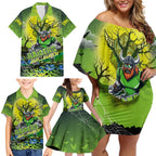 We Are Raiders Halloween Family Matching Off Shoulder Short Dress and Hawaiian Shirt Pumpkin Scary Spooky Season - Aussie Hoodie