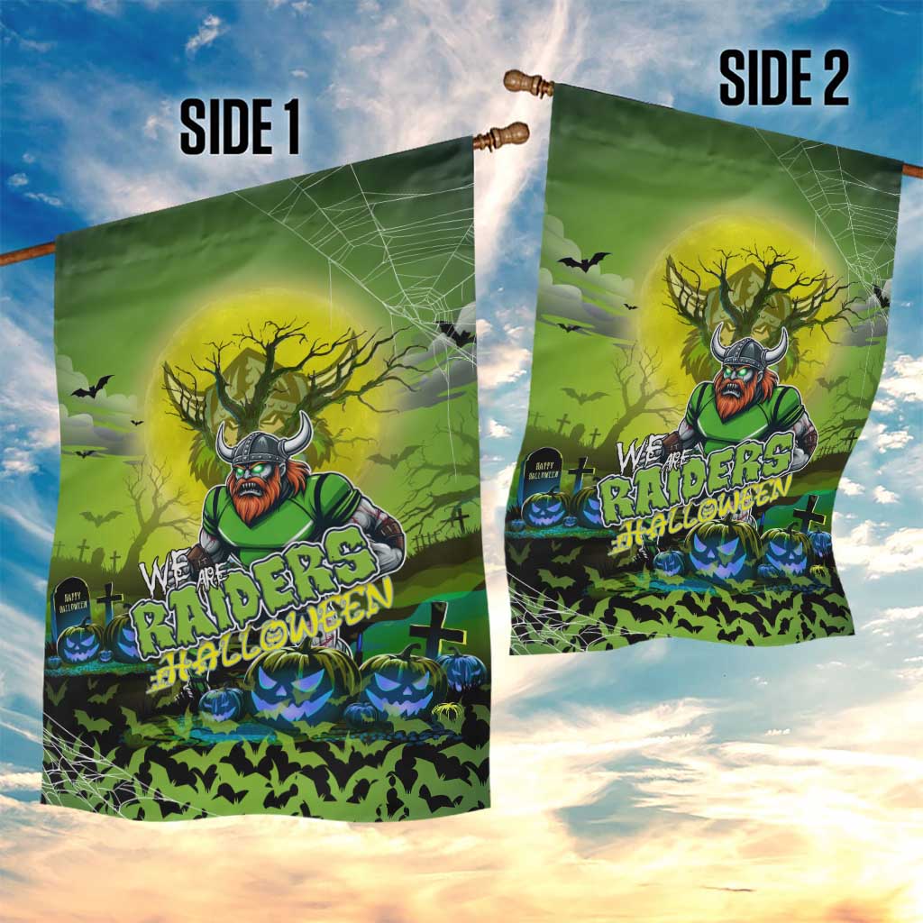 We Are Raiders Halloween Garden Flag Pumpkin Scary Spooky Season - Aussie Hoodie