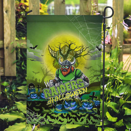 We Are Raiders Halloween Garden Flag Pumpkin Scary Spooky Season - Aussie Hoodie