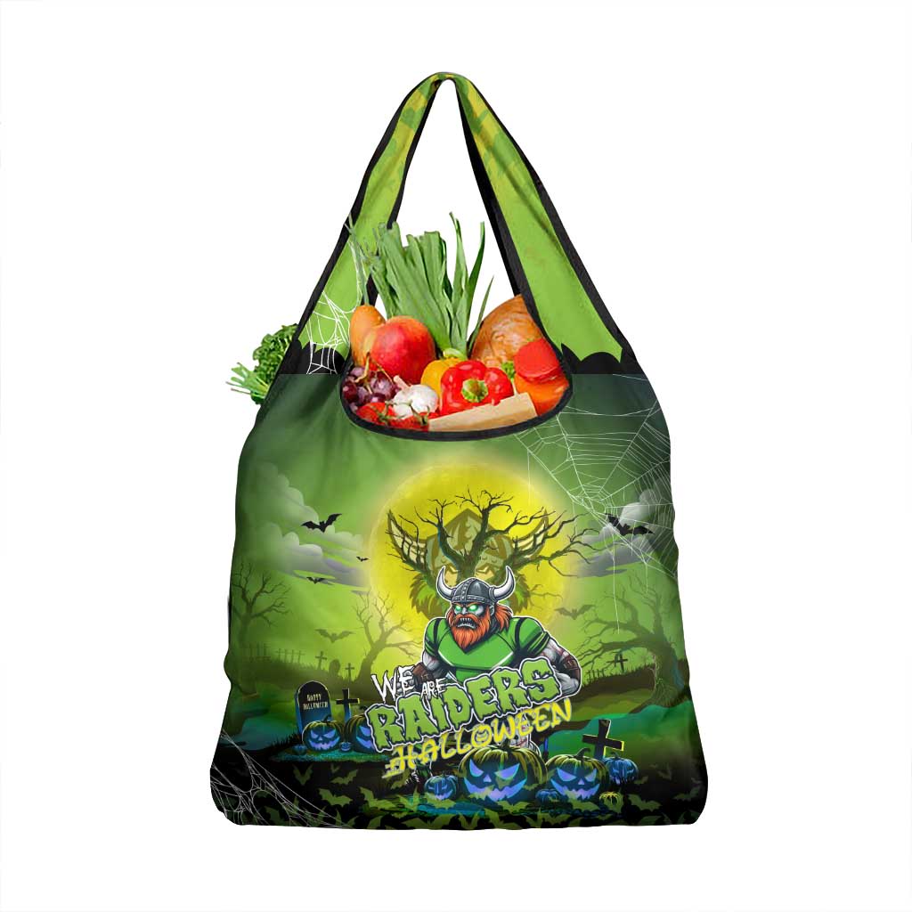 We Are Raiders Halloween Grocery Bag Pumpkin Scary Spooky Season - Aussie Hoodie