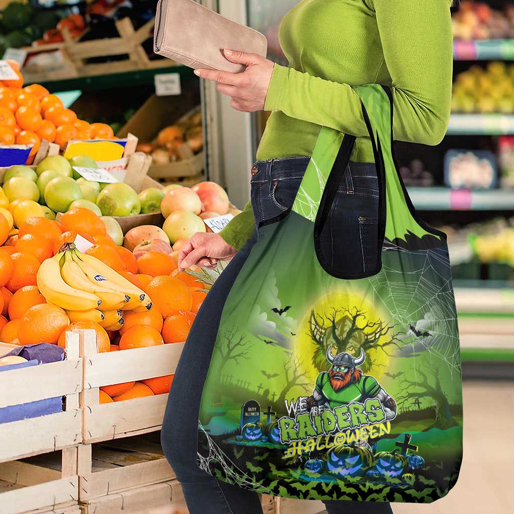 We Are Raiders Halloween Grocery Bag Pumpkin Scary Spooky Season - Aussie Hoodie