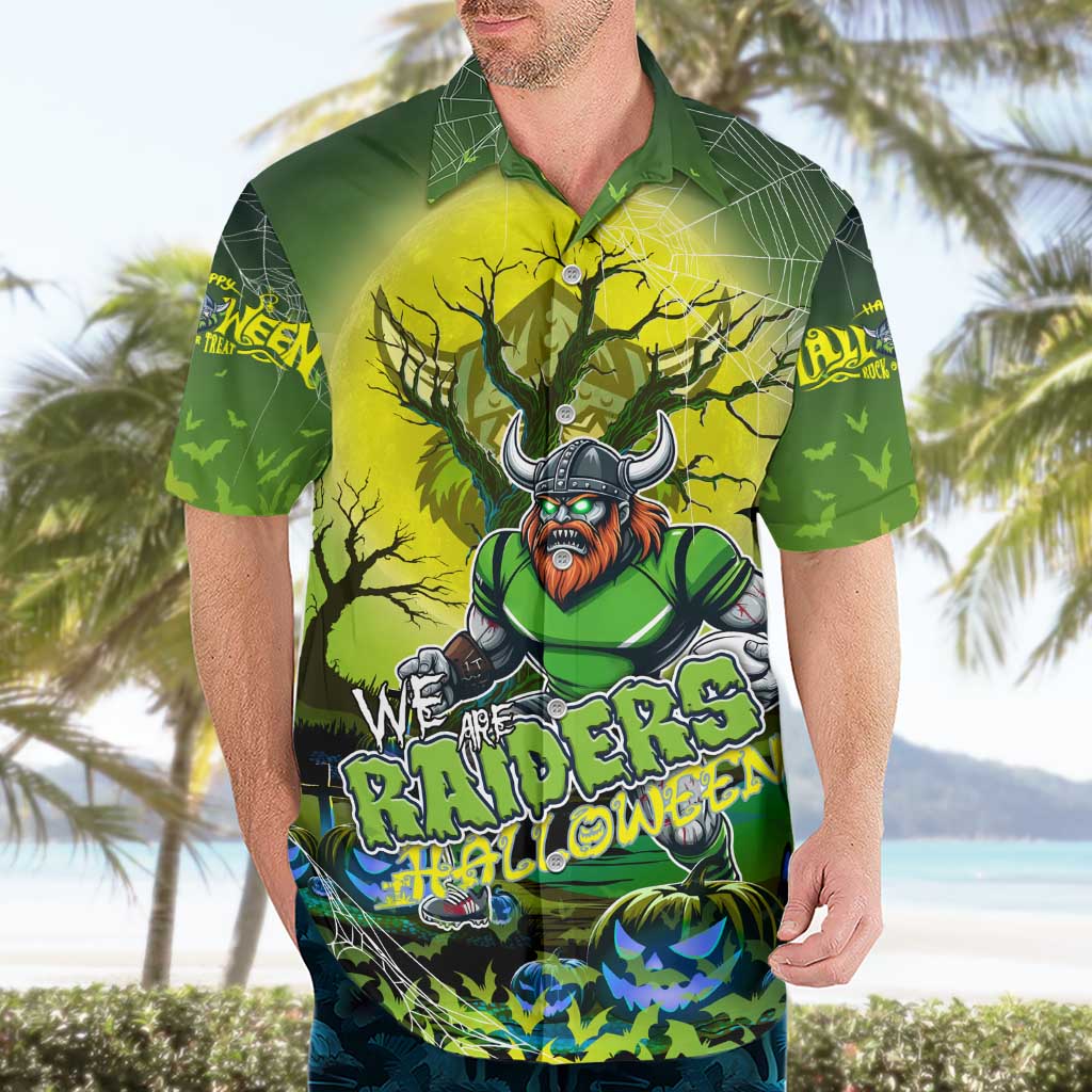 We Are Raiders Halloween Hawaiian Shirt Pumpkin Scary Spooky Season - Aussie Hoodie