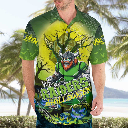 We Are Raiders Halloween Hawaiian Shirt Pumpkin Scary Spooky Season - Aussie Hoodie