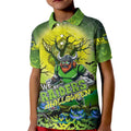 We Are Raiders Halloween Kid Polo Shirt Pumpkin Scary Spooky Season - Aussie Hoodie
