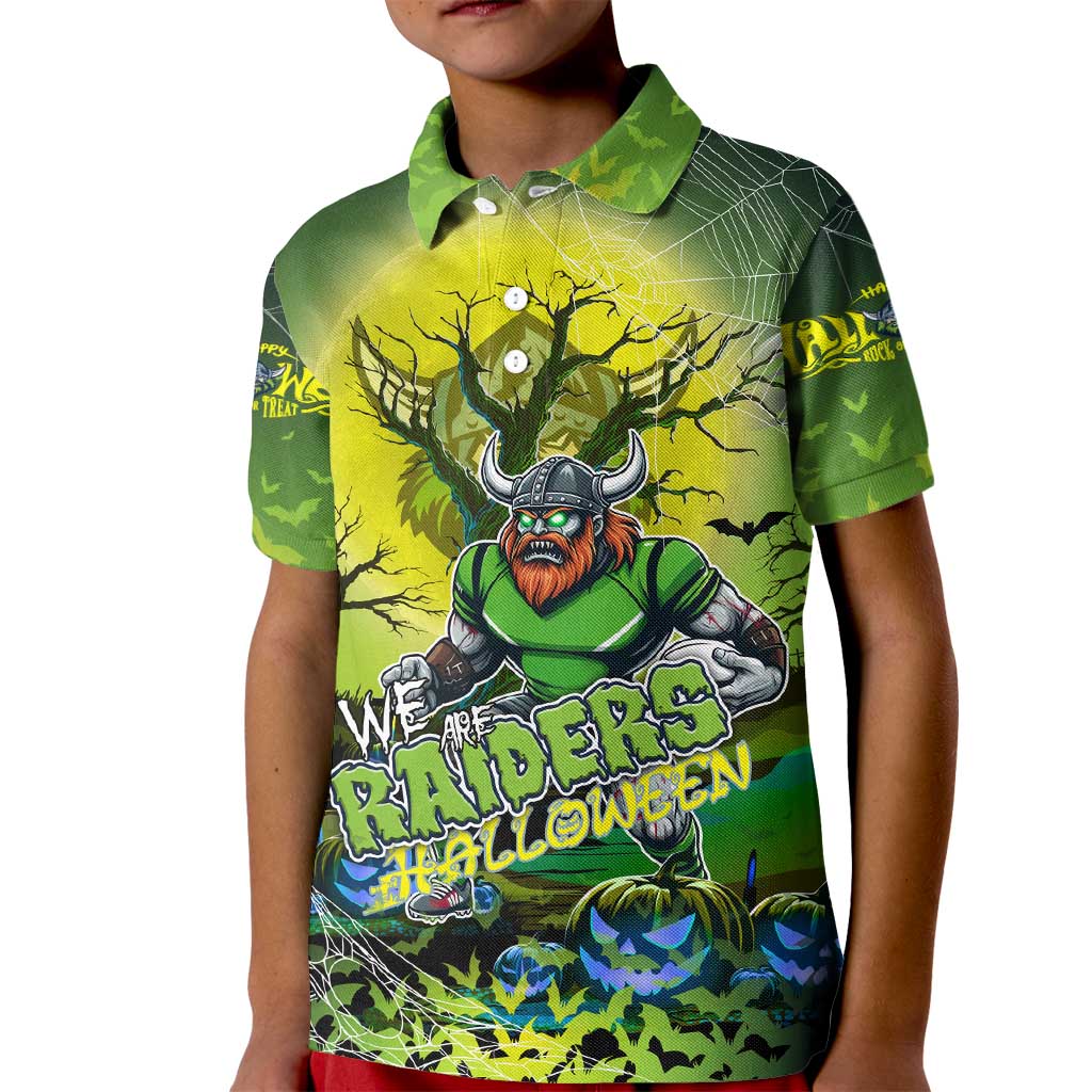We Are Raiders Halloween Kid Polo Shirt Pumpkin Scary Spooky Season - Aussie Hoodie