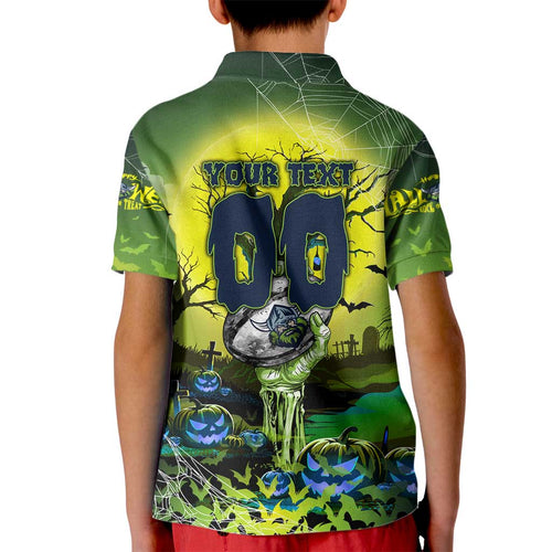 We Are Raiders Halloween Kid Polo Shirt Pumpkin Scary Spooky Season - Aussie Hoodie