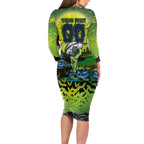 We Are Raiders Halloween Long Sleeve Bodycon Dress Pumpkin Scary Spooky Season - Aussie Hoodie