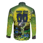 We Are Raiders Halloween Long Sleeve Button Shirt Pumpkin Scary Spooky Season - Aussie Hoodie