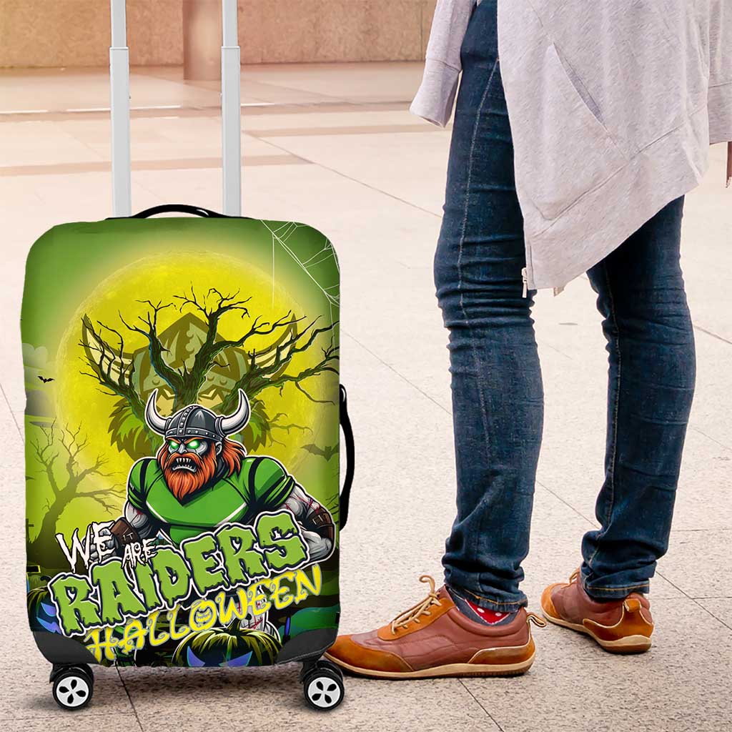 We Are Raiders Halloween Luggage Cover Pumpkin Scary Spooky Season - Aussie Hoodie