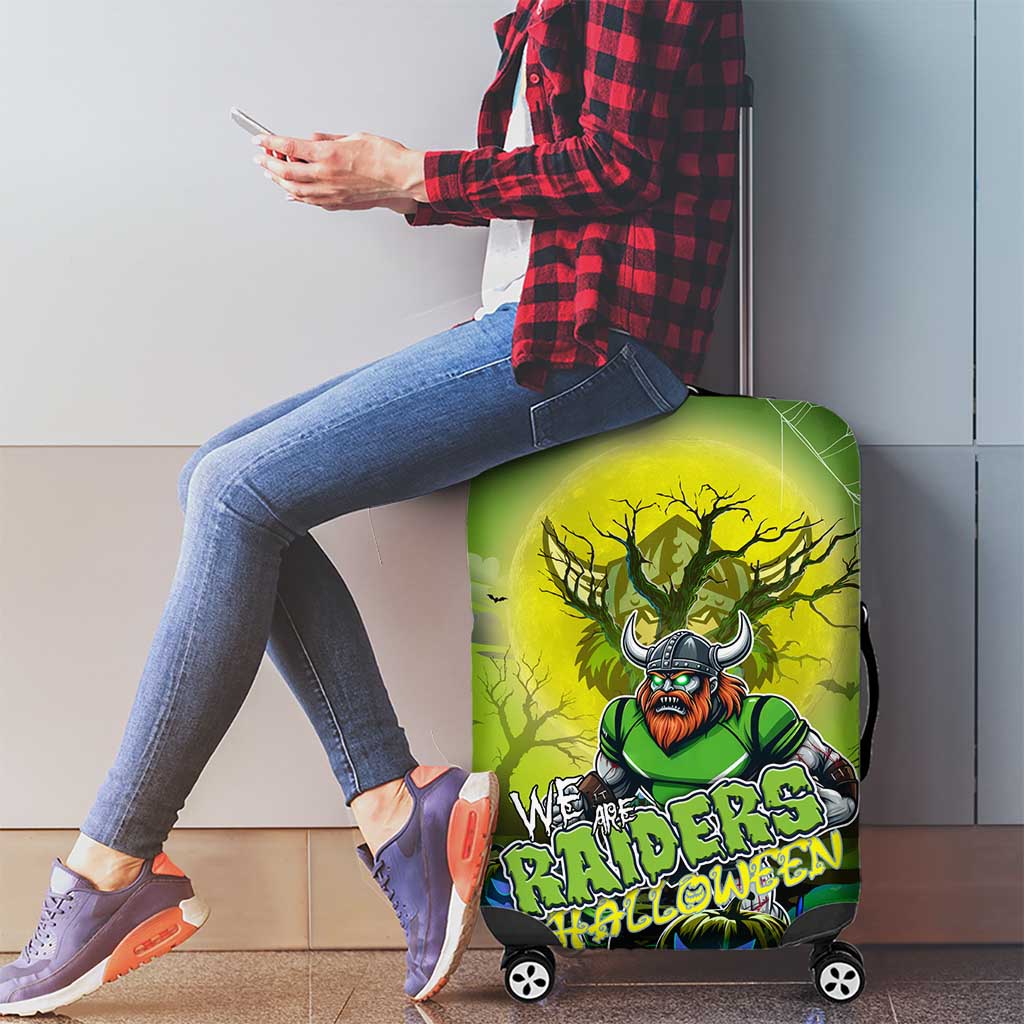 We Are Raiders Halloween Luggage Cover Pumpkin Scary Spooky Season - Aussie Hoodie