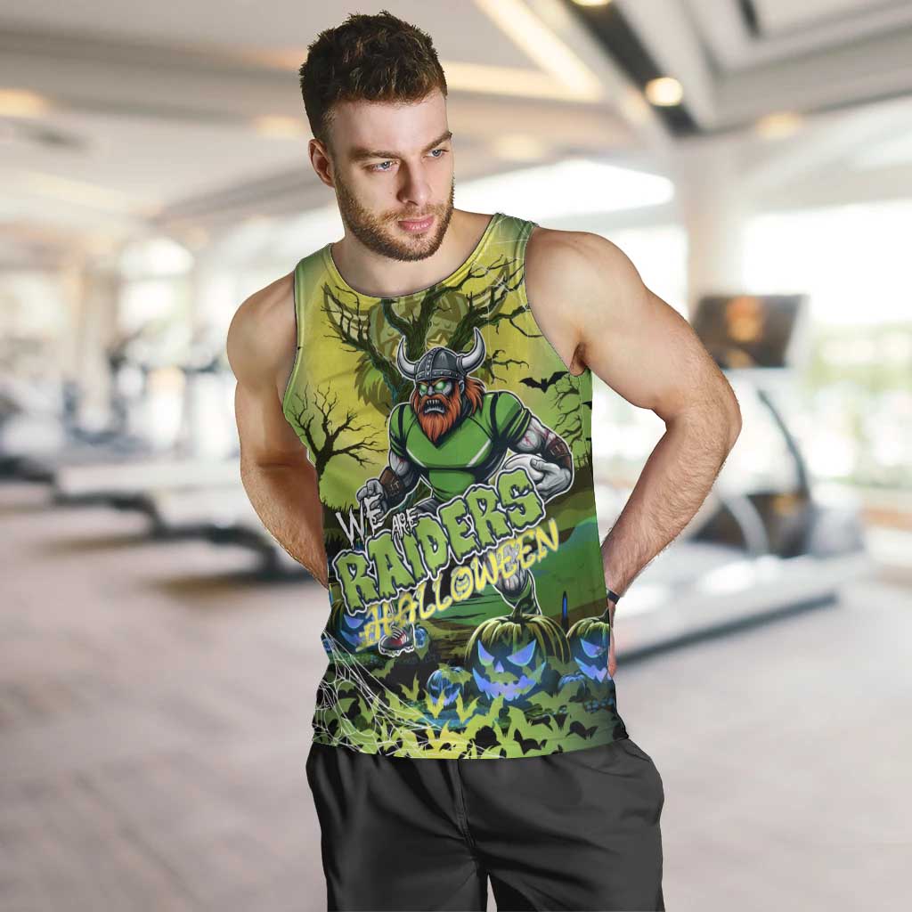 We Are Raiders Halloween Men Tank Top Pumpkin Scary Spooky Season - Aussie Hoodie