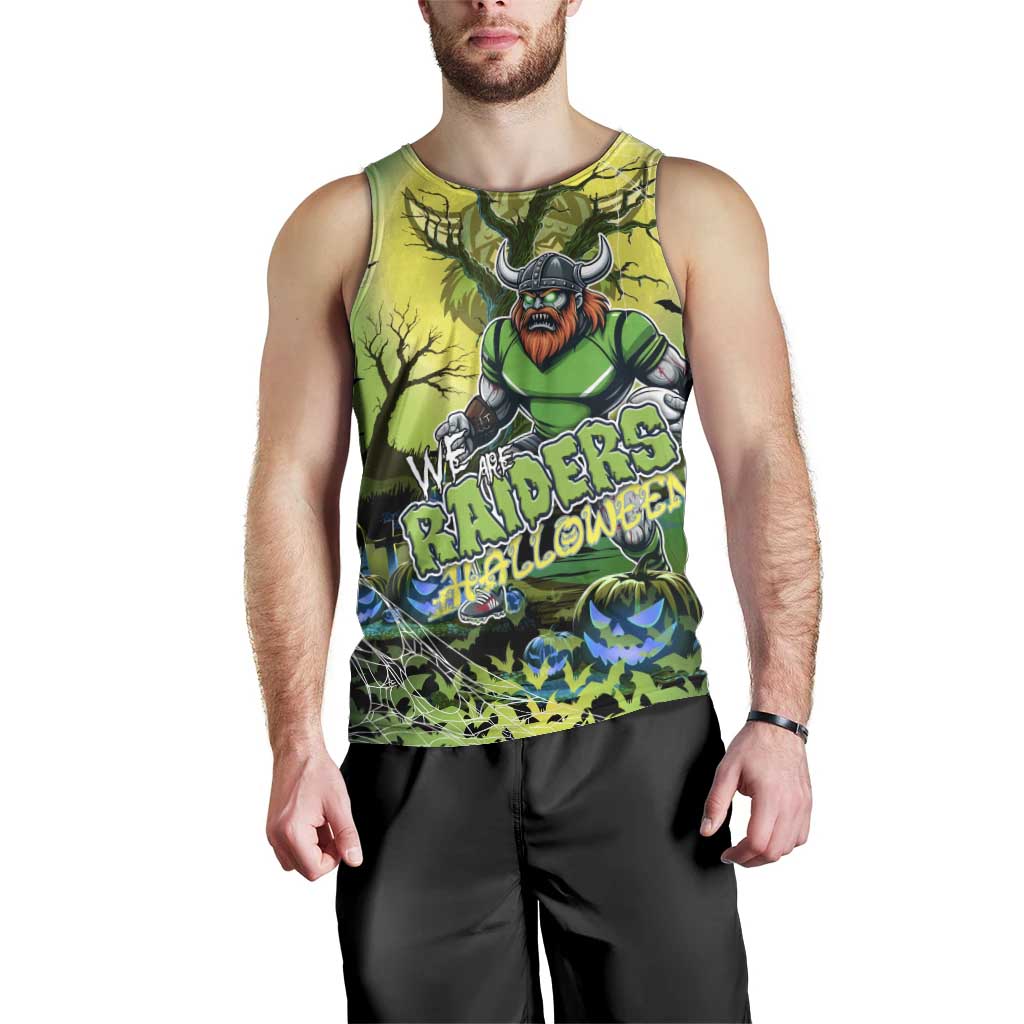 We Are Raiders Halloween Men Tank Top Pumpkin Scary Spooky Season - Aussie Hoodie