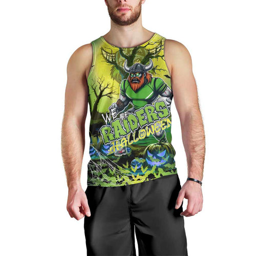 We Are Raiders Halloween Men Tank Top Pumpkin Scary Spooky Season - Aussie Hoodie